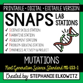 MS-LS3-1 Mutations Lab Stations Activity | Printable, Digi