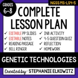 MS-LS4-5 Genetic Technologies Lesson | Printable & Digital