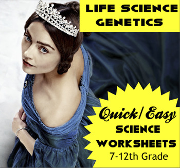 Preview of MS NGSS: Genetic Disorder DBQ "Mystery of Queen Victoria"