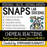 MS-PS1-2 Chemical Reactions Lab Activity | Printable, Digi