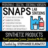 MS-PS1-3 Synthetic Products Lab Stations | Printable, Digi