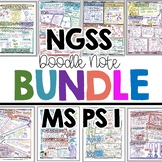Matter and Interactions Science Doodle Notes Bundle | MS-PS1