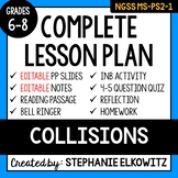MS-PS2-1 Collisions and Forces Lesson | Printable & Digital