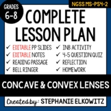 MS-PS4-2 Concave and Convex Lenses Lesson | Printable & Digital