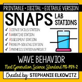 MS-PS4-2 Wave Behavior Lab Stations Activity | Printable, 