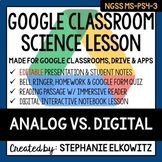 MS-PS4-3 Analog vs. Digital Signals Google Classroom Lesson