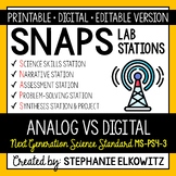 MS-PS4-3 Analog vs. Digital Signals Lab Activity | Printab