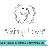 MS Skinny Love - Font