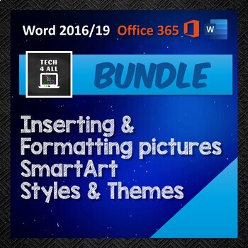 Preview of MS Word Bundle: Formatting Pictures - SmartArt - Styles & Themes - Symbols