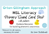 MSL Primary Phoneme Sound Deck for Phonological Awareness 