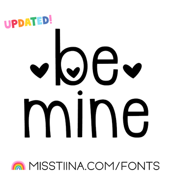 Preview of MTF Be Mine : FREE Personal Use Font