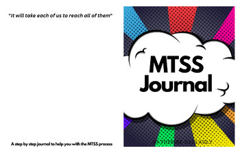 Preview of MTSS Documenting Journal