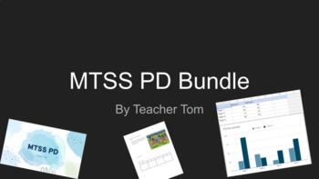 Preview of MTSS PD Bundle