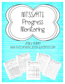 Preview of MTSS/RTI Progress Monitoring Forms