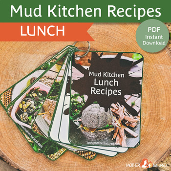 Preview of MUD KITCHEN Recipes | LUNCH Mud Recipes | Mud Activities | Outdoor Kitchen