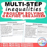 MULTI-STEP INEQUALITIES Word Problems with Graphic Organizers
