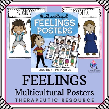 Preview of MULTICULTURAL FEELINGS POSTERS - Diversity & Inclusion Emotions Posters