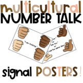 MULTICULTURAL NUMBER TALK SIGNAL POSTERS