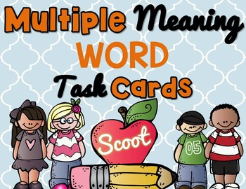 Preview of Multiple Meaning Words Task Cards