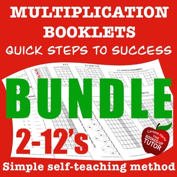 Preview of MULTIPLICATION 2-12 drills and practice