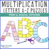 MULTIPLICATION A-Z Puzzles | Use for Back to School Bullet