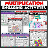 MULTIPLICATION ACTIVITIES and WORKSHEETS BUNDLE