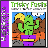 MULTIPLICATION Color by Number TRICKY FACTS 6,7,8,9,12