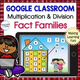 MULTIPLICATION & DIVISION FACT FAMILIES Digital Task Cards