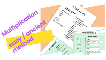 Preview of MULTIPLICATION - EASY ANCIENT MATHS