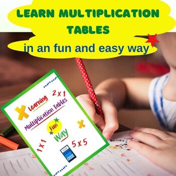 Preview of MULTIPLICATION OF TABLES FROM 1 TO 12, CUT AND PASTE WORKSHEETS FUN TIPS/TRICKS