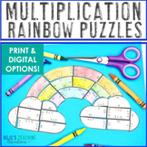 MULTIPLICATION Rainbow Math Craft | Spring Break Activity 