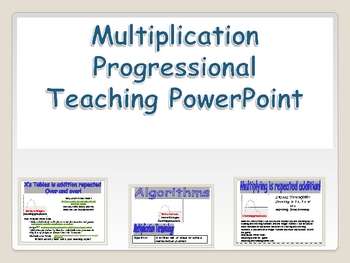 Preview of MULTIPLICATION TEACHING POWERPOINT
