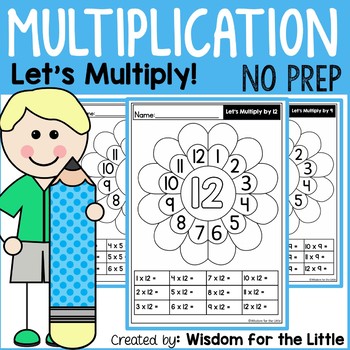 Preview of MULTIPLICATION - TIMES TABLES