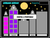 MULTIPLICATION- URBAN ARRAY- GOOGLE SLIDES (EDITABLE) & 5 