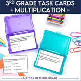 3rd Grade Multiplication - Word Problems and Vocabulary Ta