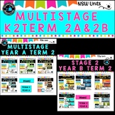 MULTISTAGE YEAR K-2 YEARS A & B Component B  NSW DET units