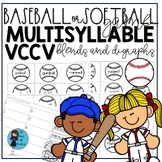 MULTISYLLABLE VCCV End of Year Baseball Game to Review Mul