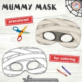 MUMMY Mask: Low Prep Halloween Craft