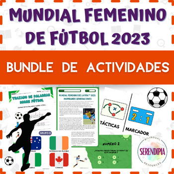 Preview of MUNDIAL FEMENINO DE FÚTBOL 2023 || Bundle de actividades en ESPAÑOL