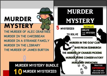 Preview of MURDER MYSTERY BUNDLE - 10 MURDER MYSTERIES TO SOLVE