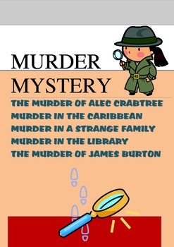 Preview of MURDER MYSTERY I. - 5 MURDER MYSTERIES TO SOLVE