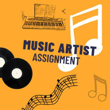 Preview of MUSIC ARTIST ASSIGNMENT