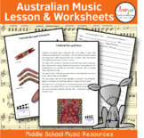 Australian Music Lessons & Worksheets