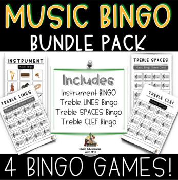Preview of MUSIC BINGO BUNDLE!! Games & Resource Pack