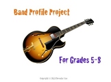 MUSIC: Band & Recording Artist Profile Project