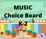 MUSIC Choice Board (Google Slide), Music Education, Vocal,