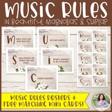 MUSIC Class Rules & Expectations - Magnolias & Shiplap Mus