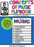 MUSIC Concepts Flip-Book: dynamics, tempo, melody, beat, r