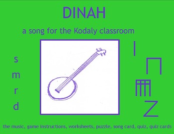 Preview of MUSIC; DINAH a song for the Kodaly Classroom