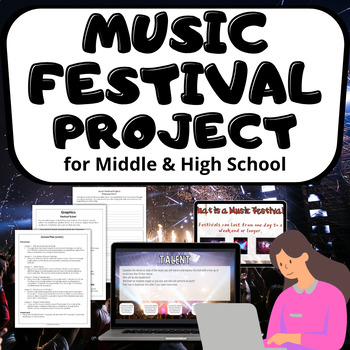 Preview of MUSIC FESTIVAL RESEARCH PROJECT for middle and high school general music